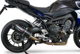 Yamaha Mt-09 Tracer 900 2015-2020 Exhaust GPR Full System Furore Nero