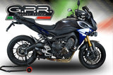 Yamaha Tracer 9 GT 2021-2024 Exhaust GPR Full System Furore Evo4 Nero