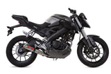 Yamaha Mt 125 2017-2019 Exhaust GPR Full System Deeptone Inox