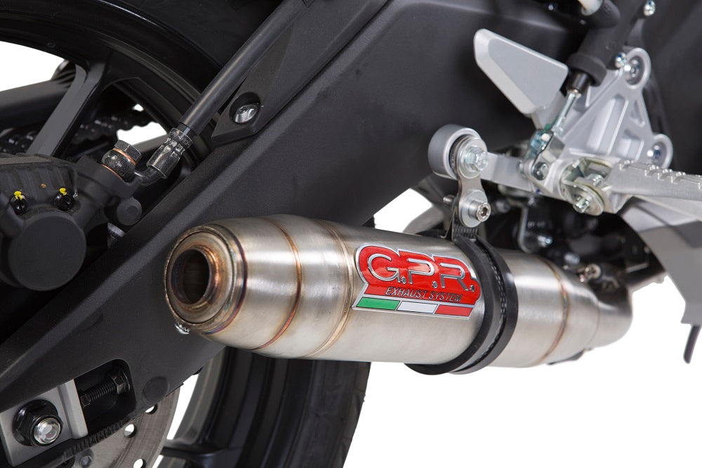 Yamaha Mt 125 2017-2019 Exhaust GPR Slip-on Deeptone Inox