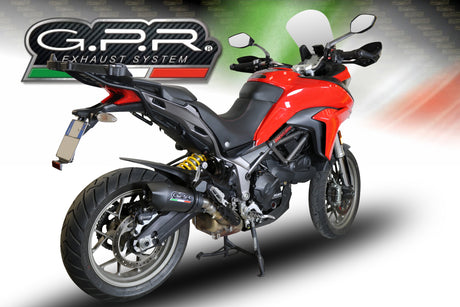 Ducati Multistrada 950 2017-2020 Exhaust GPR Slip-on Grand Prix Evo Black Titanium - photo 4