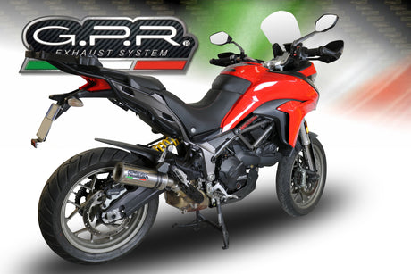 Ducati Multistrada 950 2021-2024 Exhaust GPR Slip-on M3 Titanium Natural