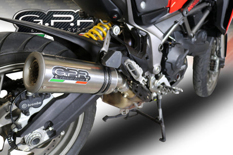 Ducati Multistrada 950 2021-2024 Exhaust GPR Slip-on M3 Titanium Natural