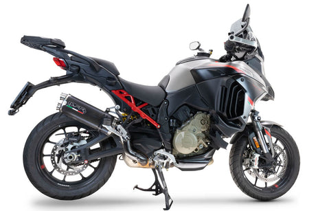 Ducati Multistrada V4 Grand Tour 2024-2025 Exhaust GPR Slip-on Dual Poppy