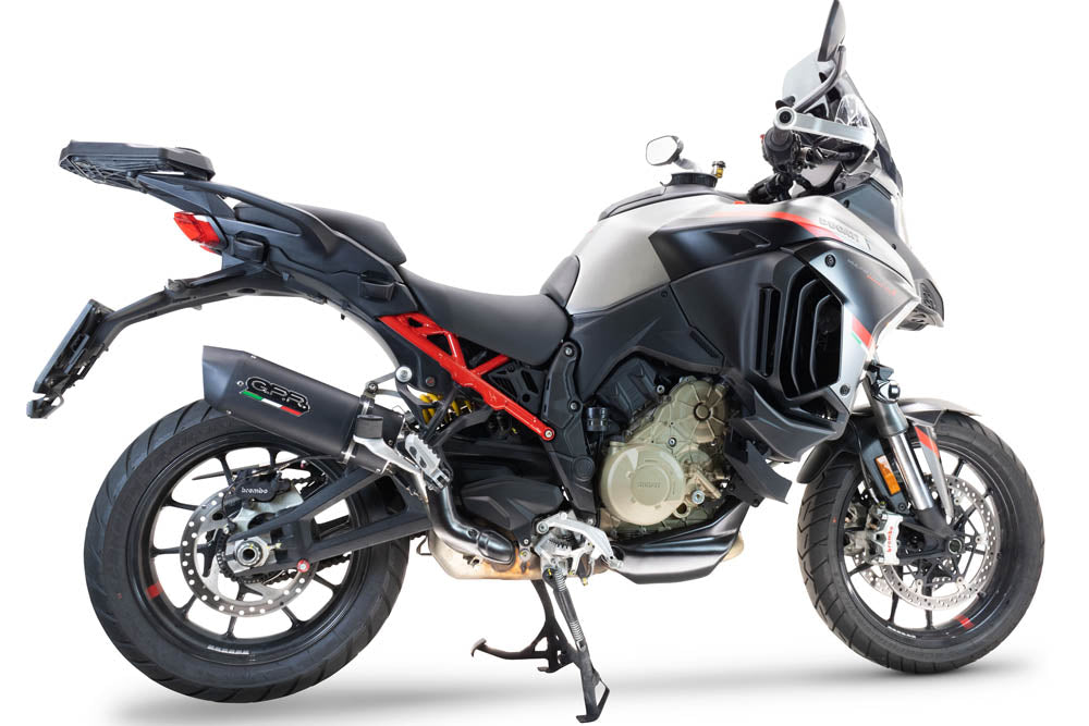 Ducati Multistrada V4 Grand Tour 2024-2025 Exhaust GPR Slip-on Furore Evo4 Nero