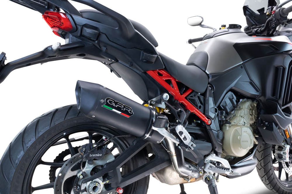 Ducati Multistrada V4 Grand Tour 2024-2025 Exhaust GPR Slip-on Furore Evo4 Nero