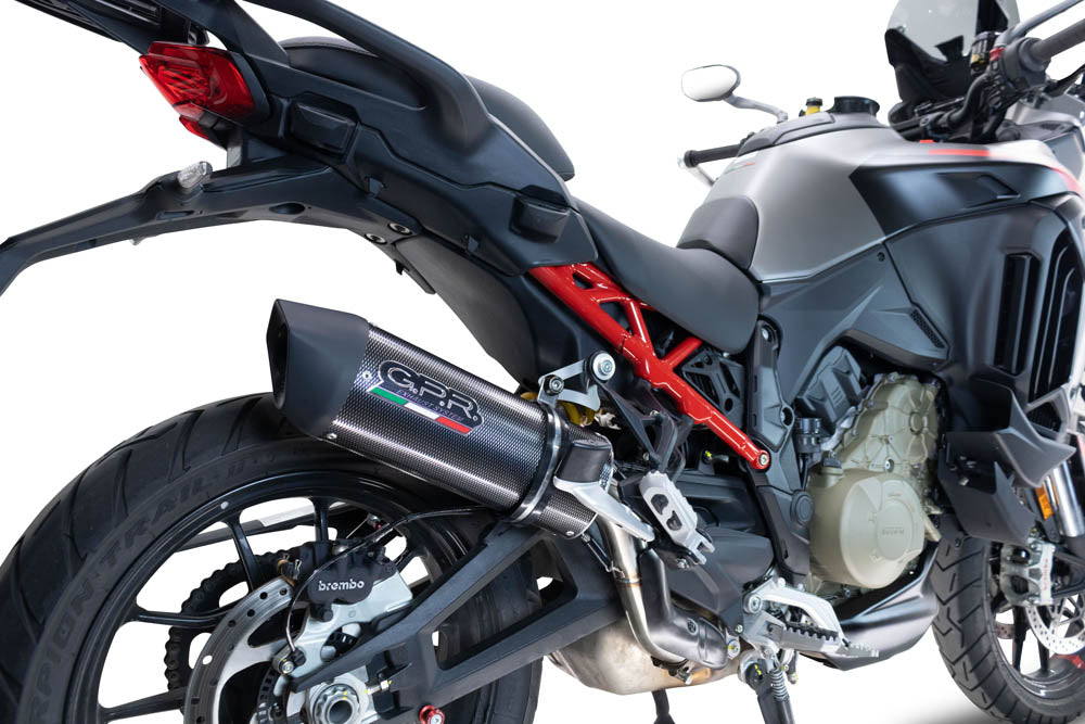 Ducati Multistrada V4 - S 2022-2024 Exhaust GPR Slip-on Furore Evo4 Poppy
