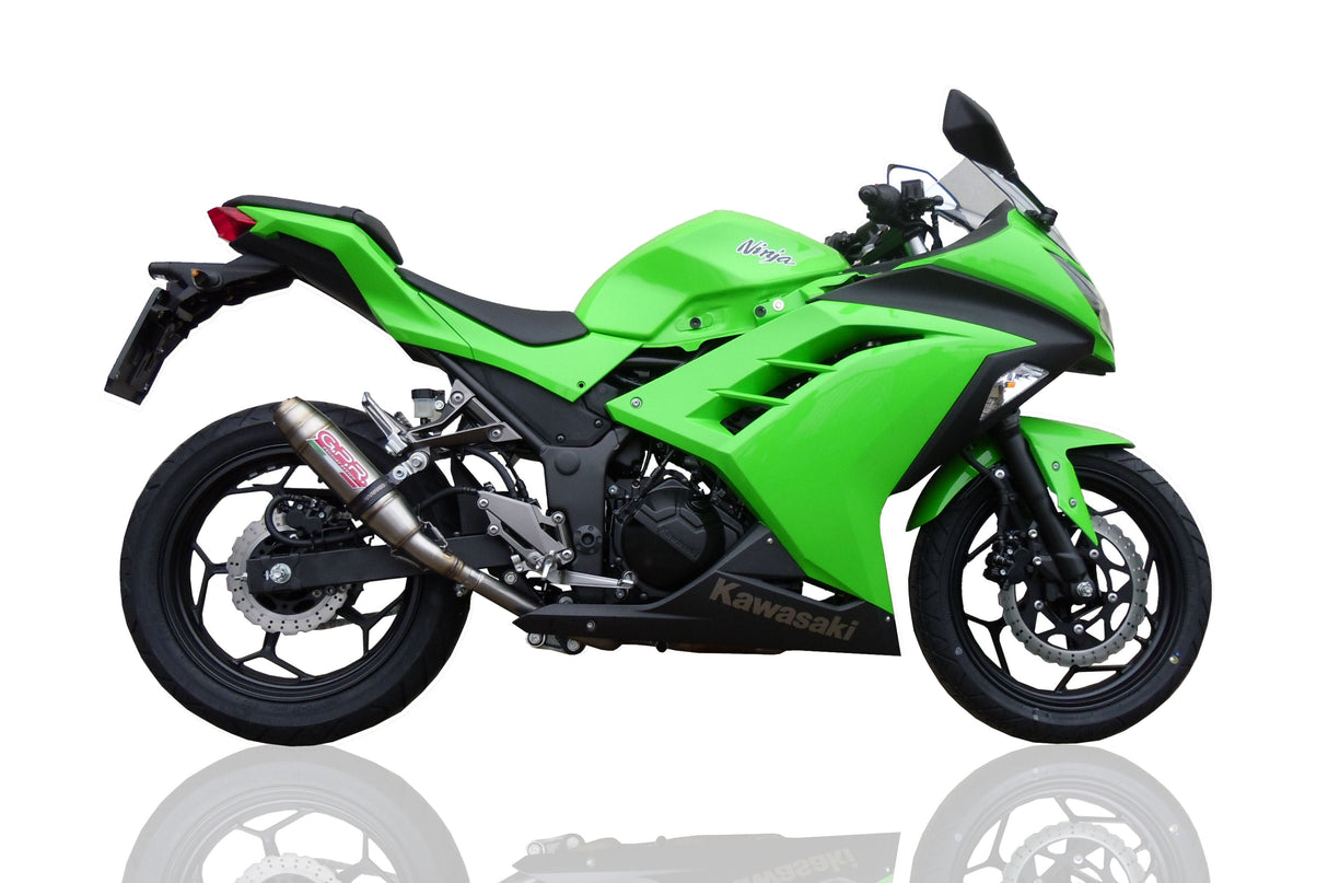 Kawasaki Ninja 300R 2012-2017  Exhaust GPR Full System Deeptone Inox