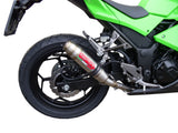 Kawasaki Ninja 300R 2012-2017  Exhaust GPR Slip-on Deeptone Inox