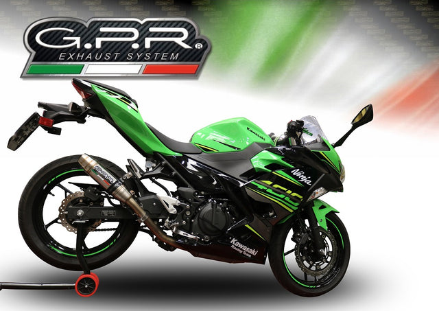 Kawasaki Ninja 400 2023-2024 USA only Exhaust GPR Full System Deeptone Inox