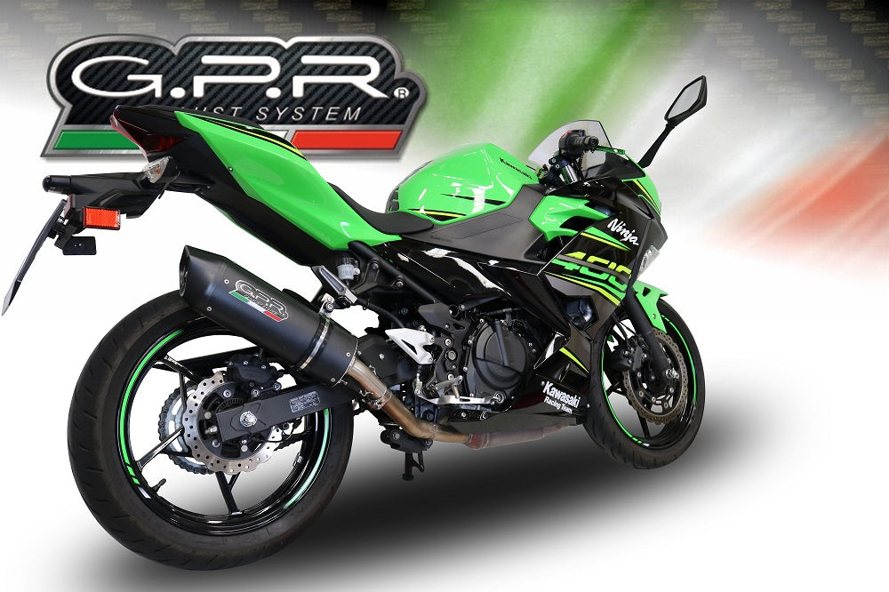 Kawasaki Z400 2023-2024 Exhaust GPR Slip-on Furore Evo4 Nero