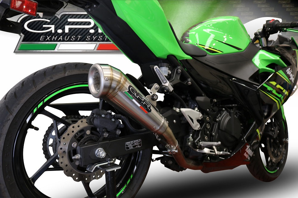 Kawasaki Ninja 400 2023-2024 Exhaust GPR Slip-on Powercone Evo