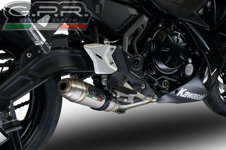 Kawasaki Ninja 650 2017-2020 Exhaust GPR Full System Deeptone Inox