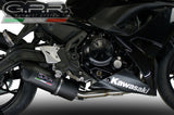 Kawasaki Z650 2021-2022 Exhaust GPR Full System Furore Evo4 Nero