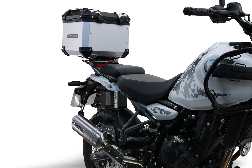 Royal Enfield Himalayan 450 2024-2025 GPR Tech 35L Aluminum Top Case, Black with Mounting Plate - photo 5