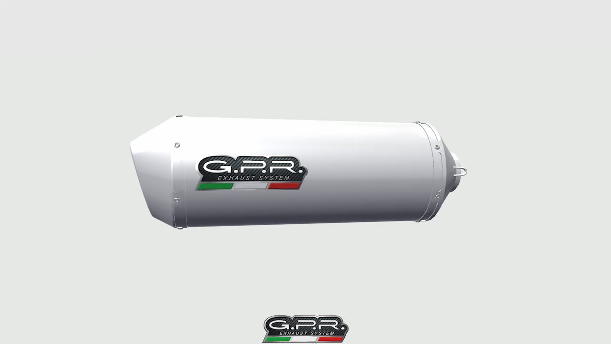 Aprilia Caponord 1200 2013-2016 Exhaust GPR Slip-on Satinox