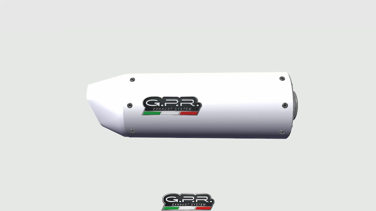 Cf Moto 650 Nk 2021-2024 Exhaust GPR Slip-on Albus Ceramic