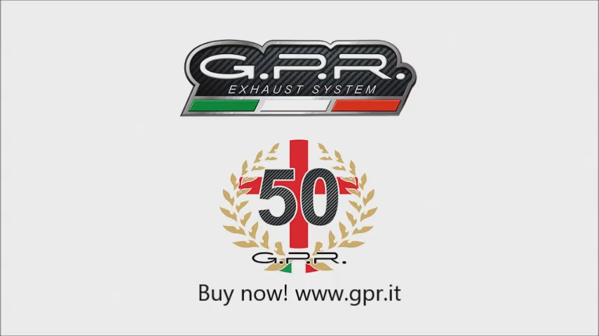 Aprilia Scarabeo 250 i.e. 2006-2011  Exhaust GPR Slip-on Evo4 Road