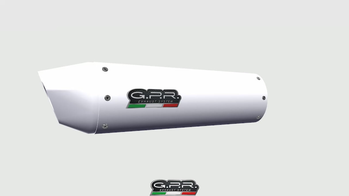 Suzuki V-Strom 650 2021-2025 Exhaust GPR Mid-Line Albus Evo4