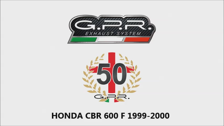 Honda CBR600F 1991-1998  Exhaust GPR Slip-on M3 Inox 