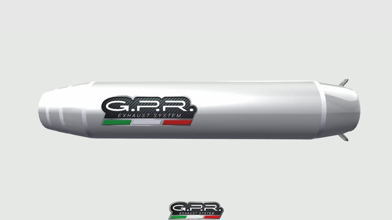 Husqvarna Nuda 900 - R 2012-2013 Exhaust GPR Slip-on Deeptone Inox