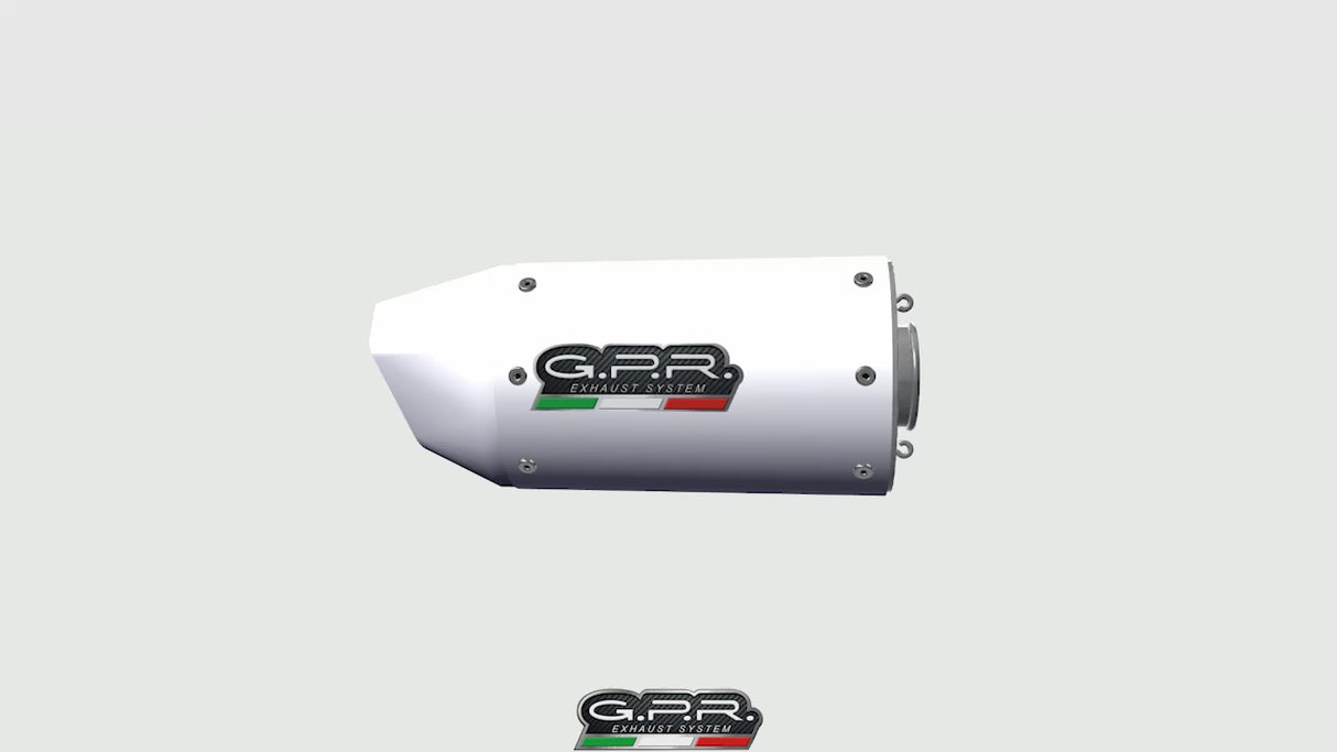 Escape GPR Slip-on Albus Cerámico para Suzuki GSXS 1000 F 2015-2016