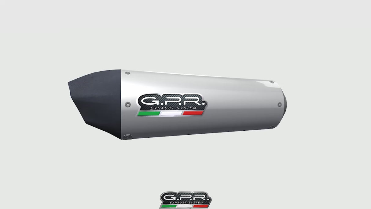 Honda XL750 TRANSALP 750 2024-2025 Exhaust GPR Slip-on Dual Poppy