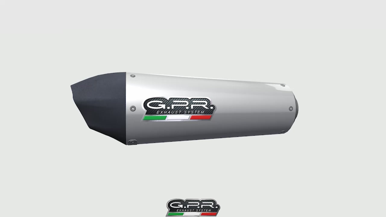 Honda XL750 TRANSALP 750 2024-2025 Exhaust GPR Slip-on Dual Poppy