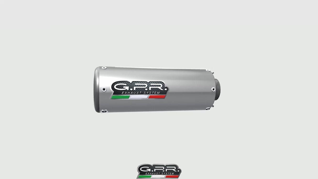 Kawasaki Z1000 Sx 2011-2016  Exhaust GPR Double Slip-on M3 Poppy 