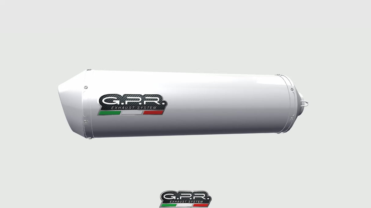 Honda XR600R 1988-1990  Exhaust GPR Slip-on Satinox 