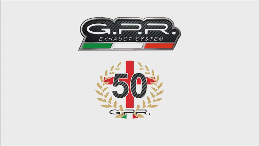 Bmw R850R R850GS 1994-2002 Exhaust GPR Slip-on Furore Nero