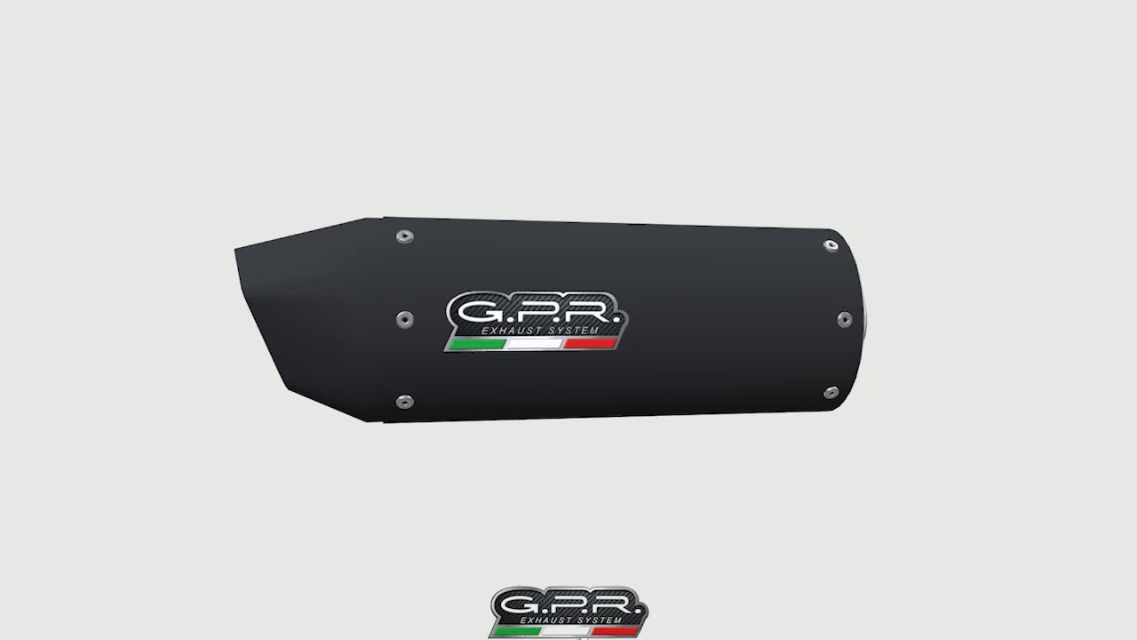 KTM XCF 450 2009 Exhaust GPR Slip-on Furore Nero