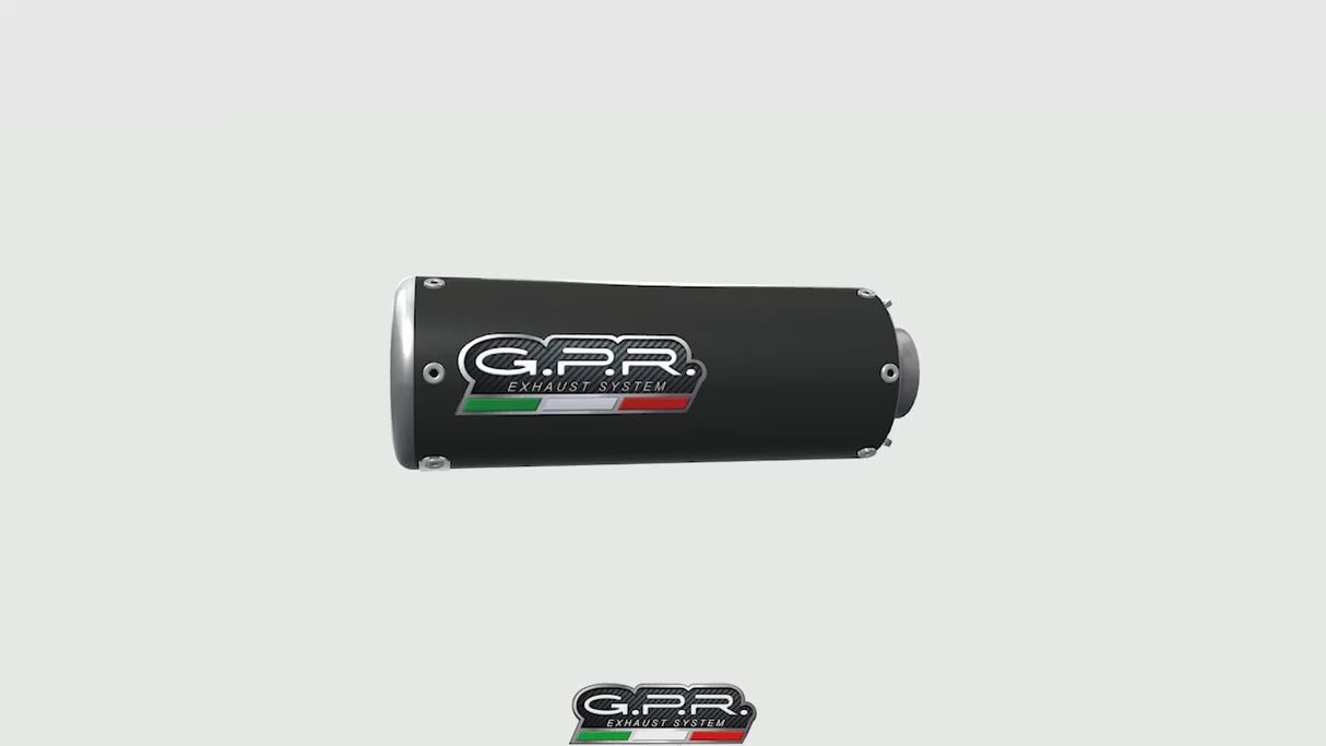 Kawasaki Z900E 2017-2020 Exhaust GPR Full System M3 Black Titanium
