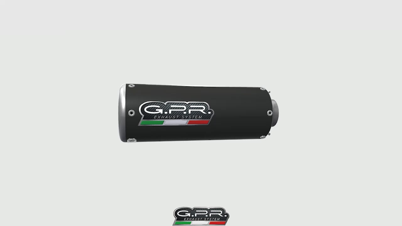 Kawasaki Z900E 2017-2020 Exhaust GPR Full System M3 Black Titanium