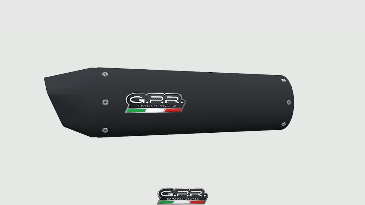 KTM 450 MXC 2004-2006 Exhaust GPR Slip-on Furore Nero