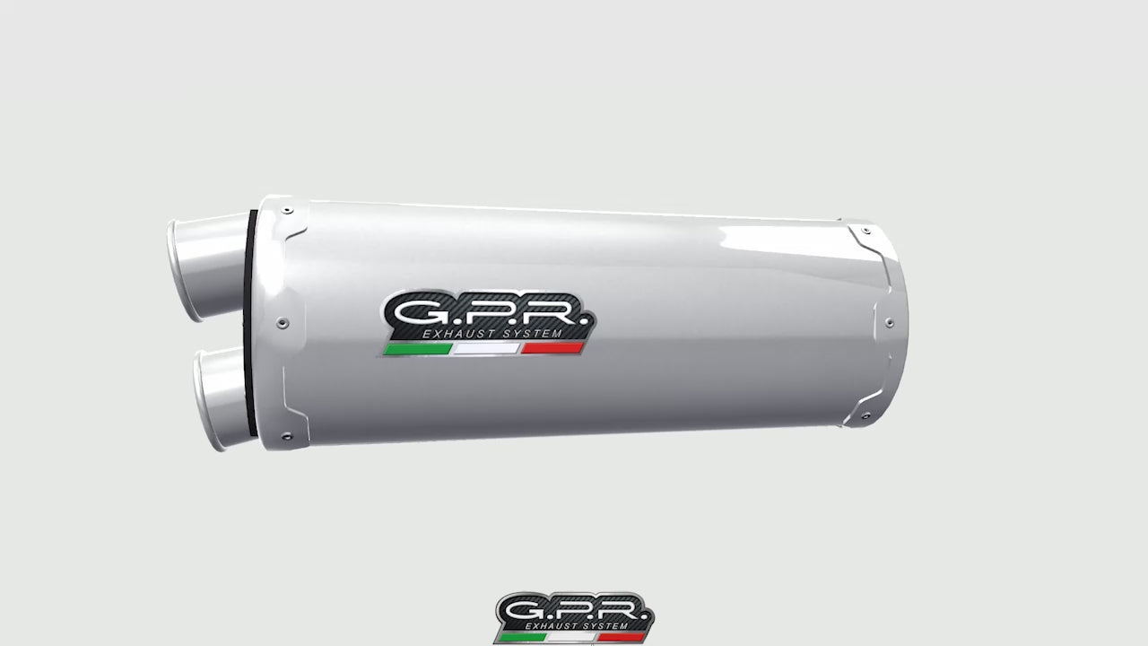 Bmw R1250GS 2019-2020 Exhaust GPR Slip-on Dual Inox