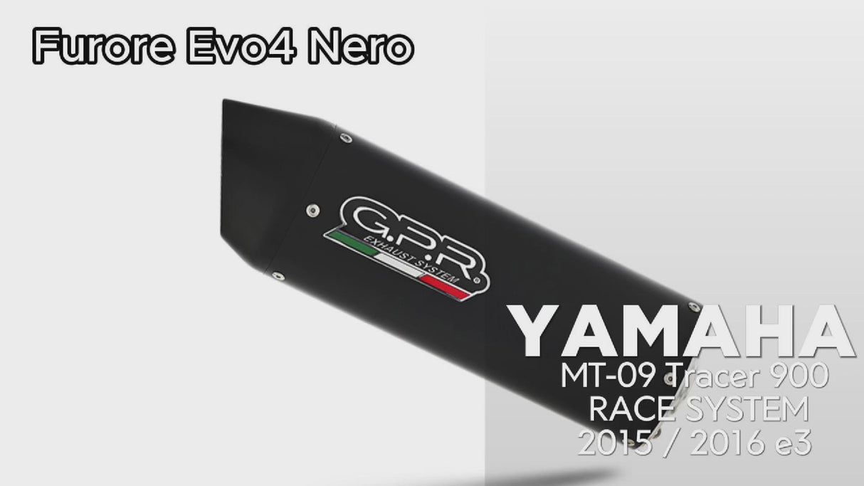 Yamaha Mt-09 Tracer 900 2017-2020 Exhaust GPR Full System Albus Evo4
