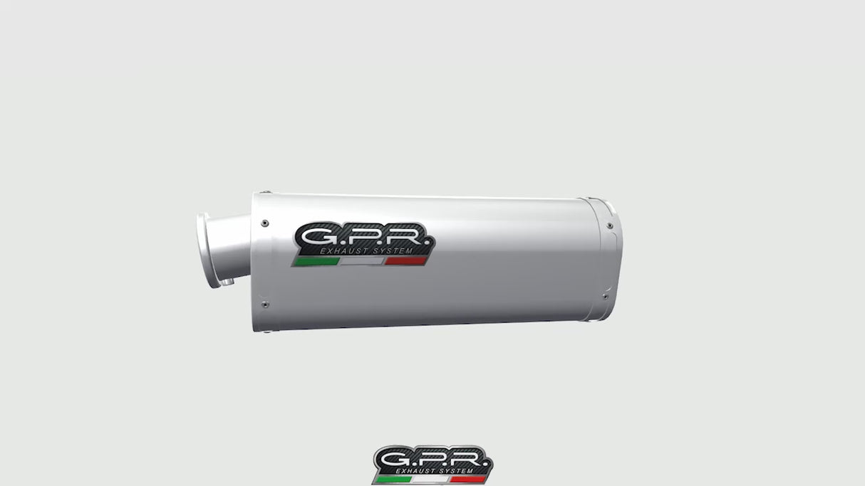 Escape GPR Slip-on Trioval para Suzuki Sv 650 A 2016-2020