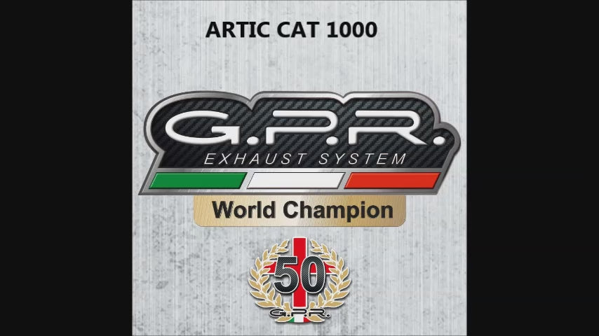 Artic Cat Thundercat 1000 2011-2021 Exhaust GPR Slip-on Deeptone Atv