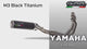 Sistema de escape completo GPR Yamaha XSR 900 2022-2025 M3 negro titanio