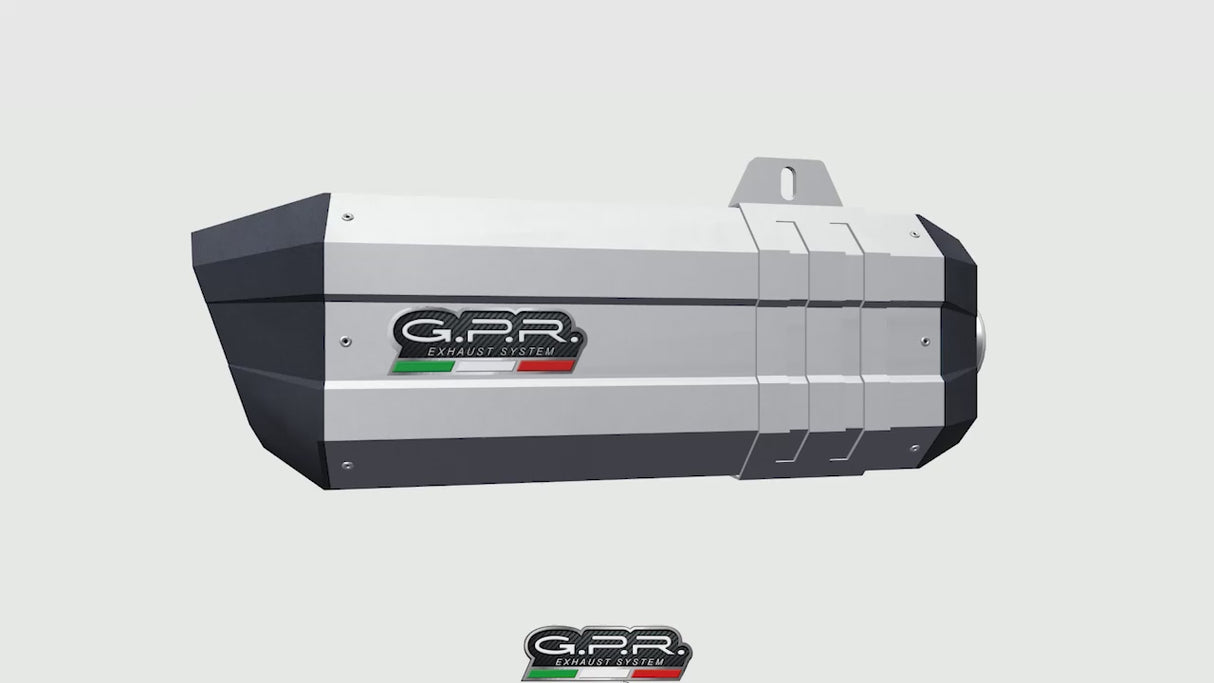 Bmw R1200RS Lc 2017-2019 Exhaust GPR Slip-on Sonic Poppy