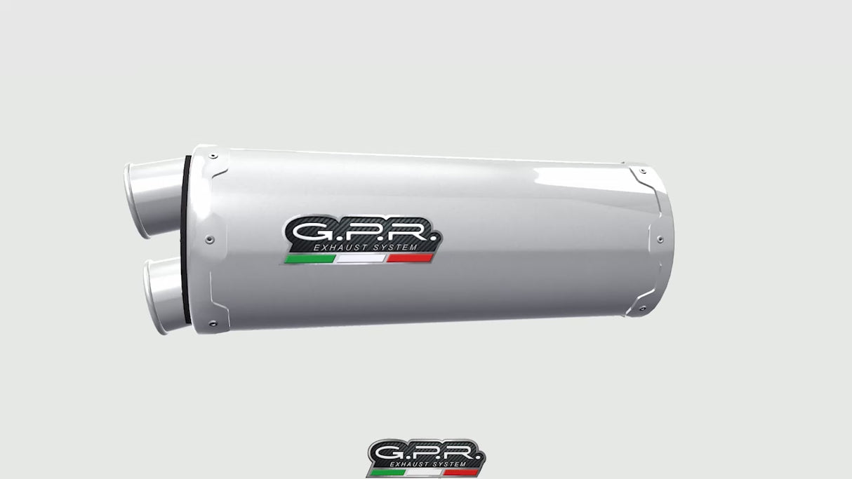 Bmw R1200GS Adventure 2014-2016  Exhaust GPR Slip-on Dual Inox