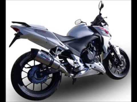 Honda CB500F 2013-2015 Exhaust GPR Slip-on Furore Nero