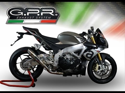 Aprilia Tuono V4 1100-Rr 2015-2016 Exhaust GPR Slip-on M3 Titanium Natural