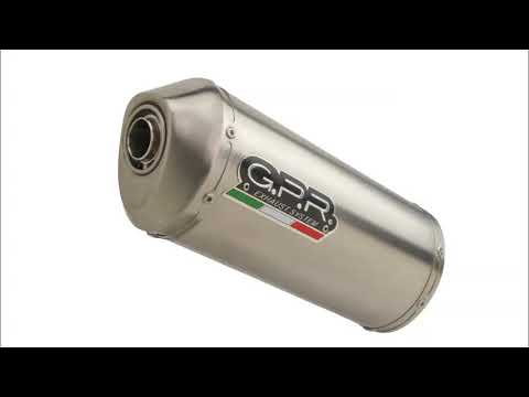 Kawasaki KLX650R 1993-1995 Exhaust GPR Slip-on Satinox