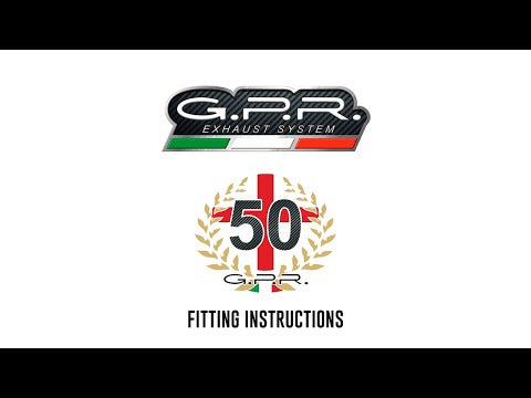 Escape GPR Slip-on Furore Evo4 Nero para Triumph Tiger 1200 GT - Rally 2022-2024