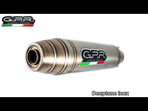 Triumph Scrambler 400 X 2023-2025 Exhaust GPR Slip-on Deeptone Inox