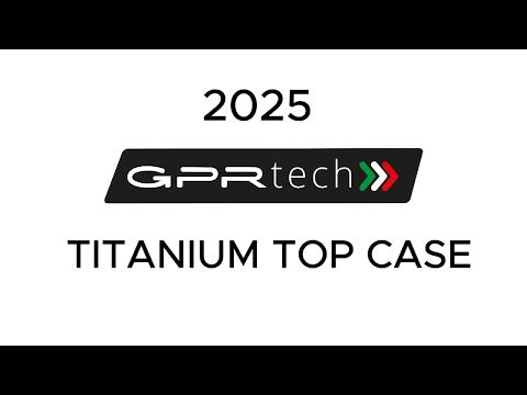 GPR Tech 55L Titanium Universal Top Case, Titanium Natural with Mounting Plate - video 1