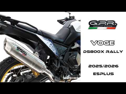 Kawasaki KLE 500 2026-2027 Exhaust GPR Slip-on Trioval - video 1