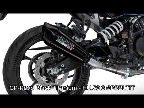 Husqvarna Svartpilen 401 2024-2025 Exhaust GPR Slip-on GP-Revo Black Titanium